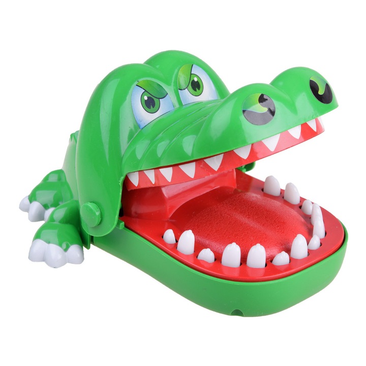 Игра Болен зъб Крокодил, 15x12x8 см, Зелен