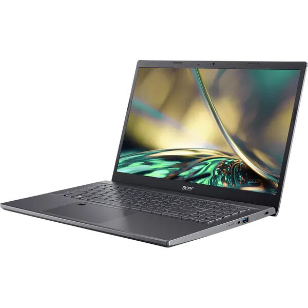 Laptop ACER Aspire 5 A515-47-R16G, AMD Ryzen 5 5625U pana la 4.3GHz, 15.6" Full HD, 8GB, SSD 512GB, AMD Radeon Graphics, Windows 11 Home, Gri