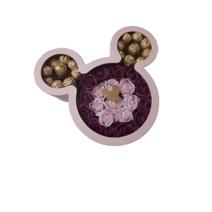 Aranjament Trandafiri parfumati si ciocolata ZZ5