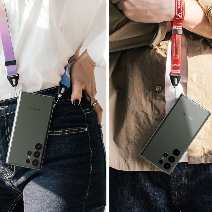 Carcasa Ringke Fusion compatibila cu Samsung Galaxy S23 Ultra Clear