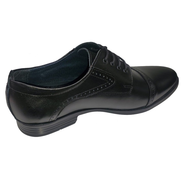 Pantofi barbatesti din piele naturala Rafael, negru, 40