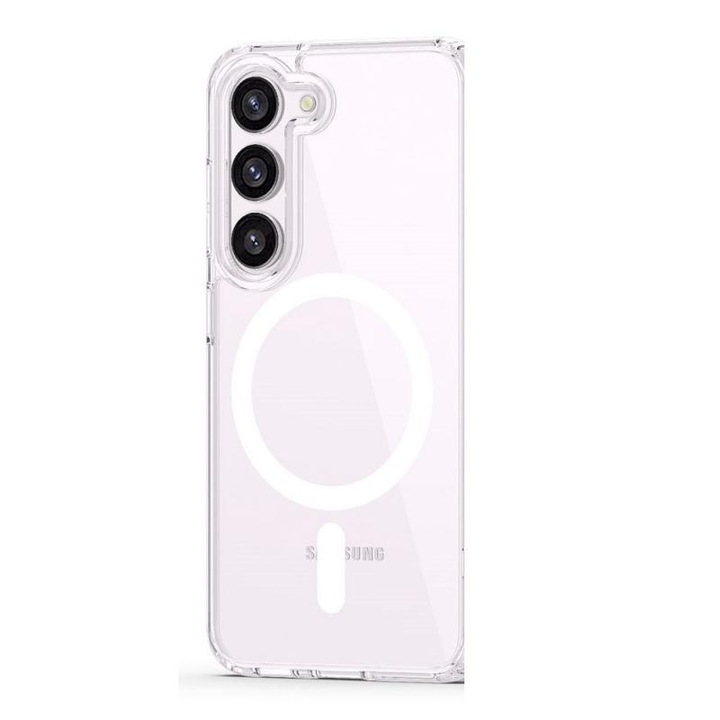 TECH-PROTECT Flexair Hybrid MagSafe калъф, съвместим със Samsung Galaxy S23 Clear