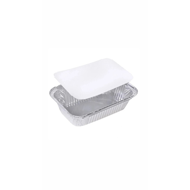 Set capac pentru caserole aluminiu, 100 buc, capacitate 227 g