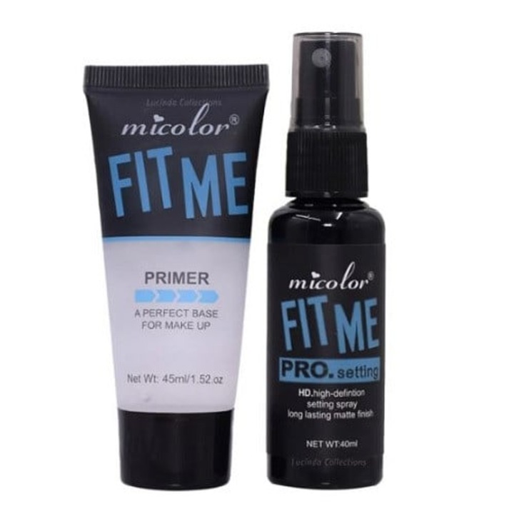 Set Primer si fixator, Micolor, Fit Me Pro Setting, 40 ml, 45 ml