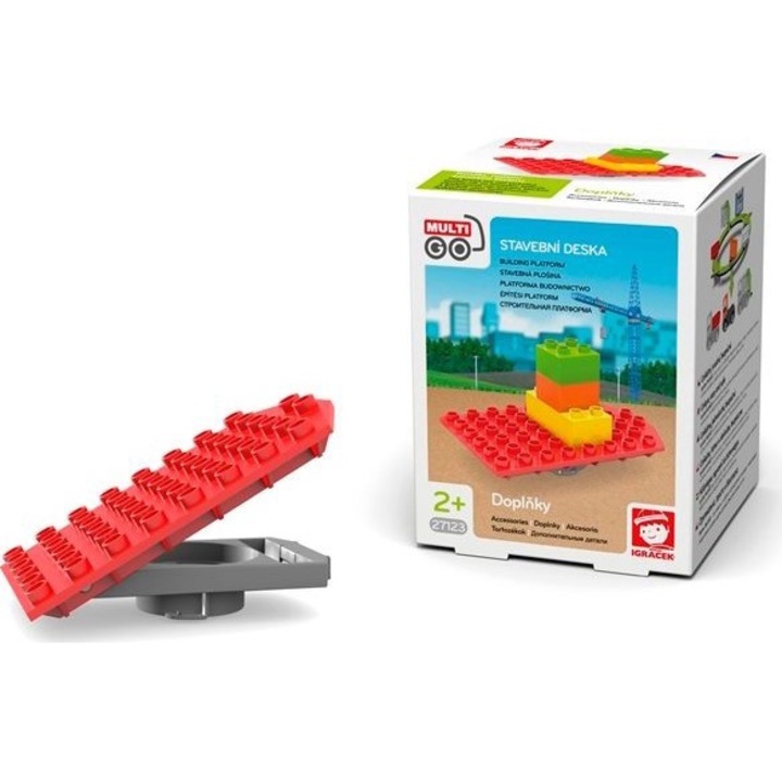 Placa de constructie Ekto, Puzzle, Plastic, Multicolor