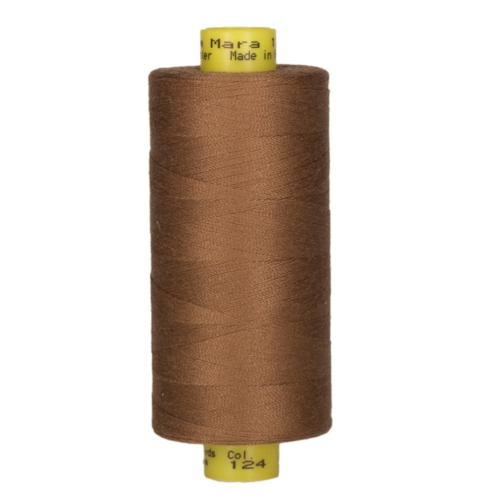 Ata de cusut Gutermann Mara 120 100% poliester 1000m Bej 124