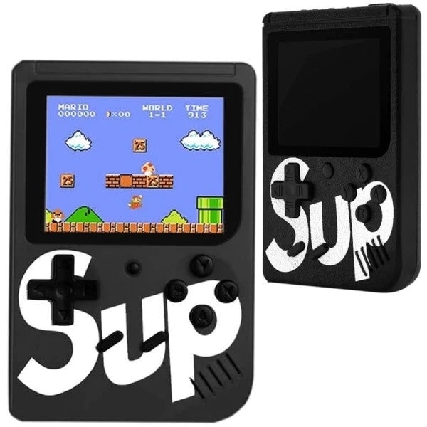 Consola retro, 400 jocuri, 2.4 inch, negru