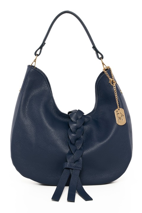 Anna Morellini, Кожена чанта Gisella, Тъмносин