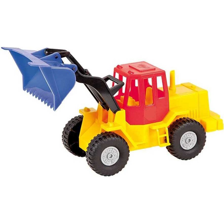 Escavator jucarie, Puzzle, Plastic, Multicolor