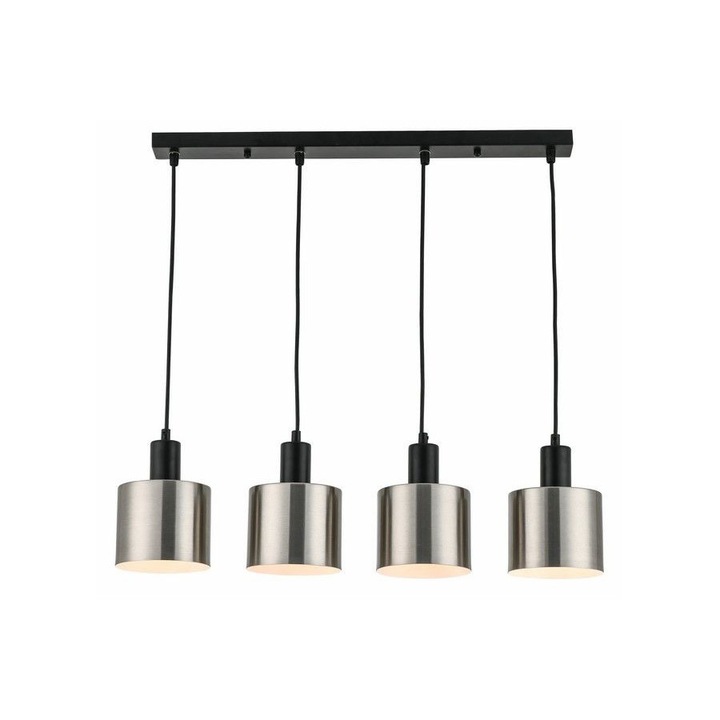 Висящ пендел 334504-07 Nulla с 4 крушки, Reality, 4xE27 40W, Метал, Многоцветен