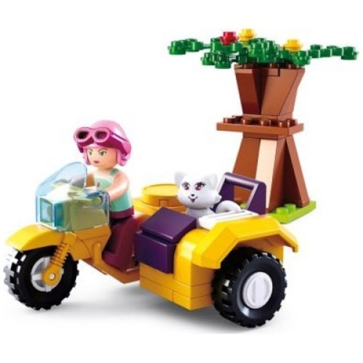Sluban Girl’s Dream – Tengerparti motorozás építőjáték készlet