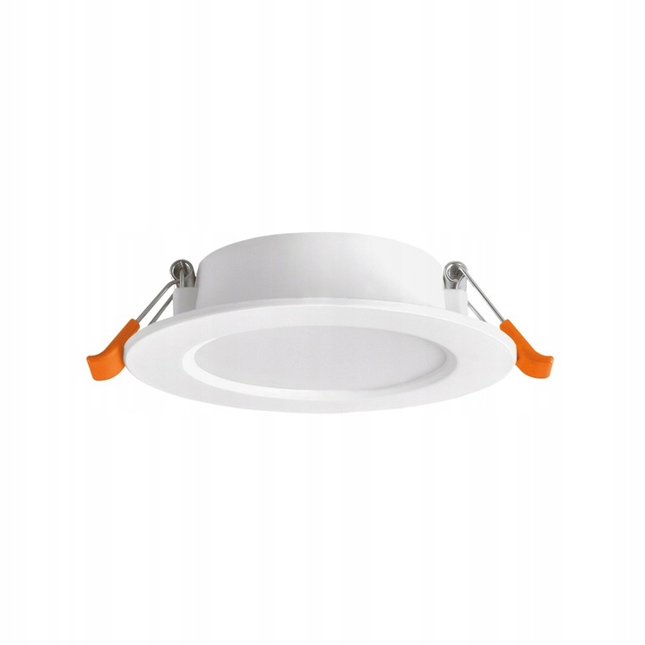 Plafoniera, Videx, LED, 4 W, Aluminiu, Plastic, Alb, Portocaliu
