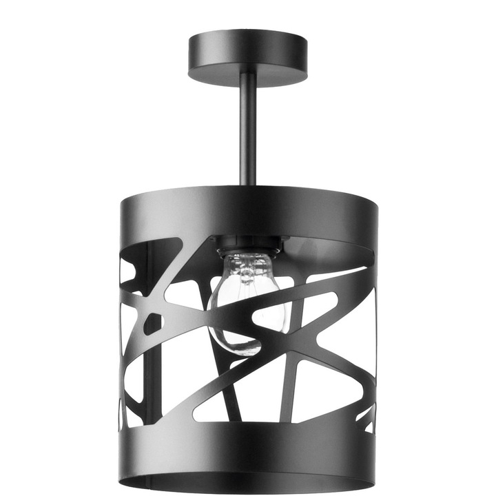 Lustra, Sigma, Otel, E27, Negru