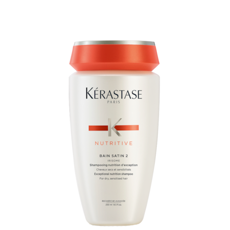 Sampon profesional Kerastase Nutritive Bain Satin 2 pentru par uscat, 250 ml