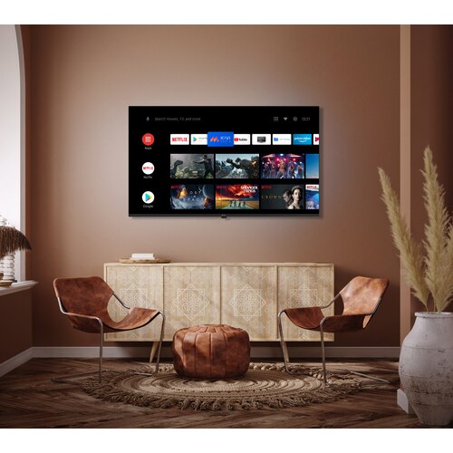 KIVI 43U740NB Smart LED Televízió, 108 cm, 4K, Ultra HD, Google TV ...