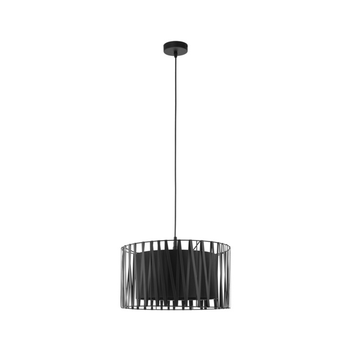 Lustra, TK-Lighting, Metal, E27, Negru