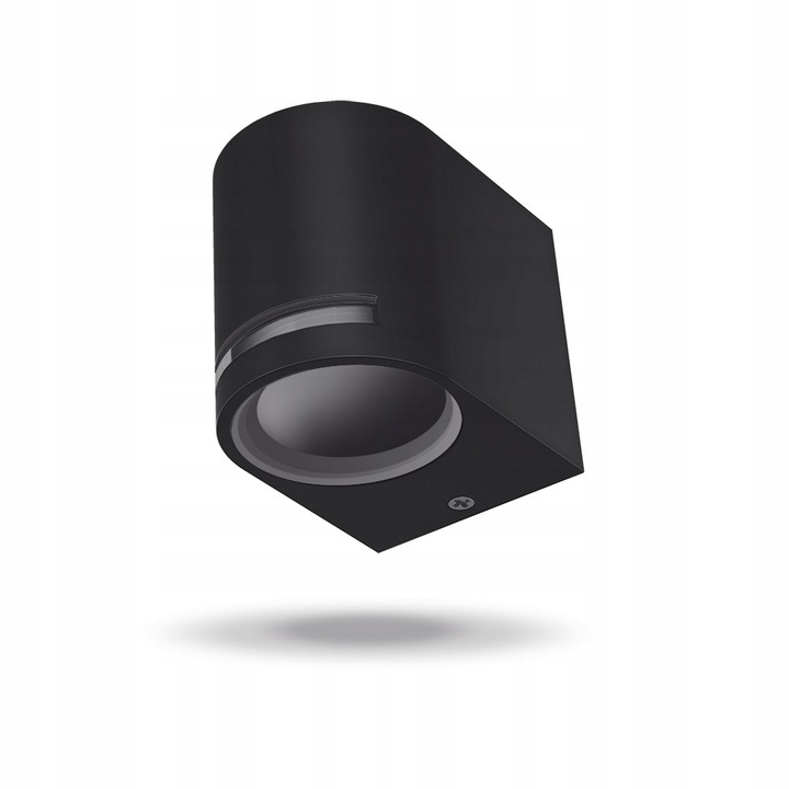 Aplica, Videx, LED, De perete, Aluminiu, Negru