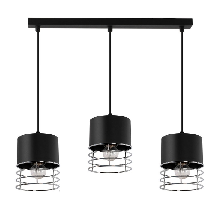 Függőlámpa, Lampex, Millos 3L Spot szalon Loft lógó Tuba arany