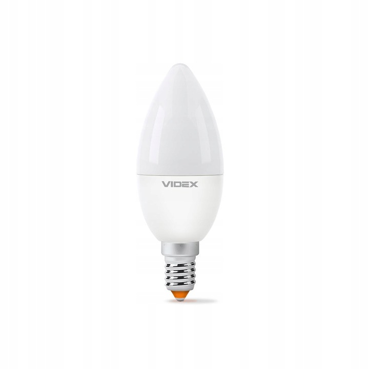 Bec, Videx, LED, E14, C37, 7W, Alb cald