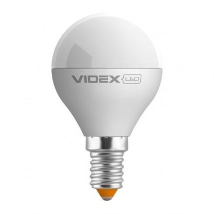 Bec, Videx, LED, E14, G45, 4W, Alb