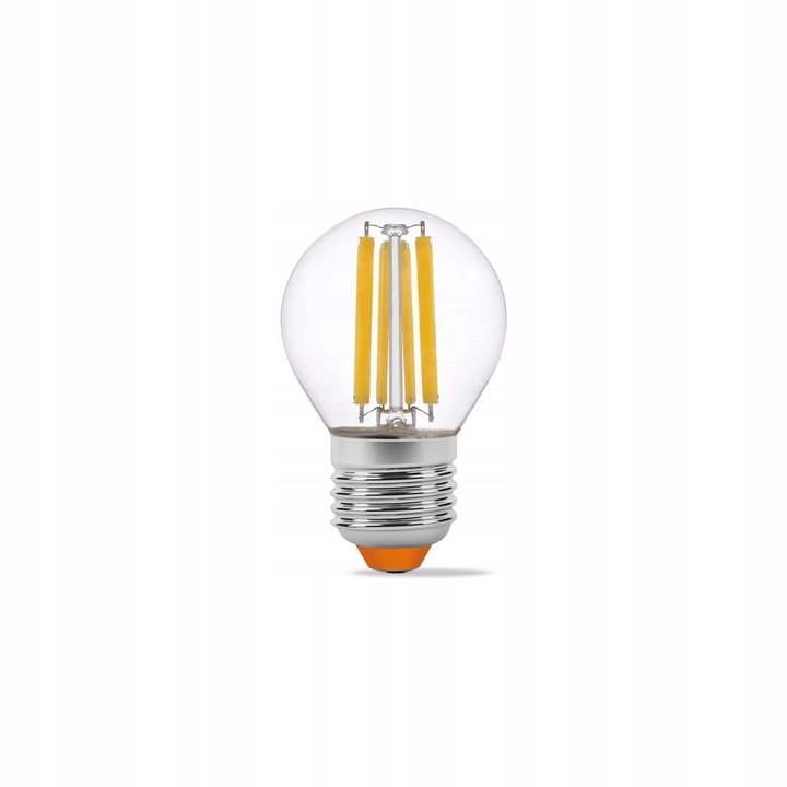 Bec, Videx, LED, E27, G45, 6W, Alb