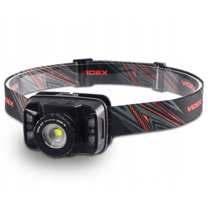 Lanterna, Videx, 270Lm, 5000K, Negru