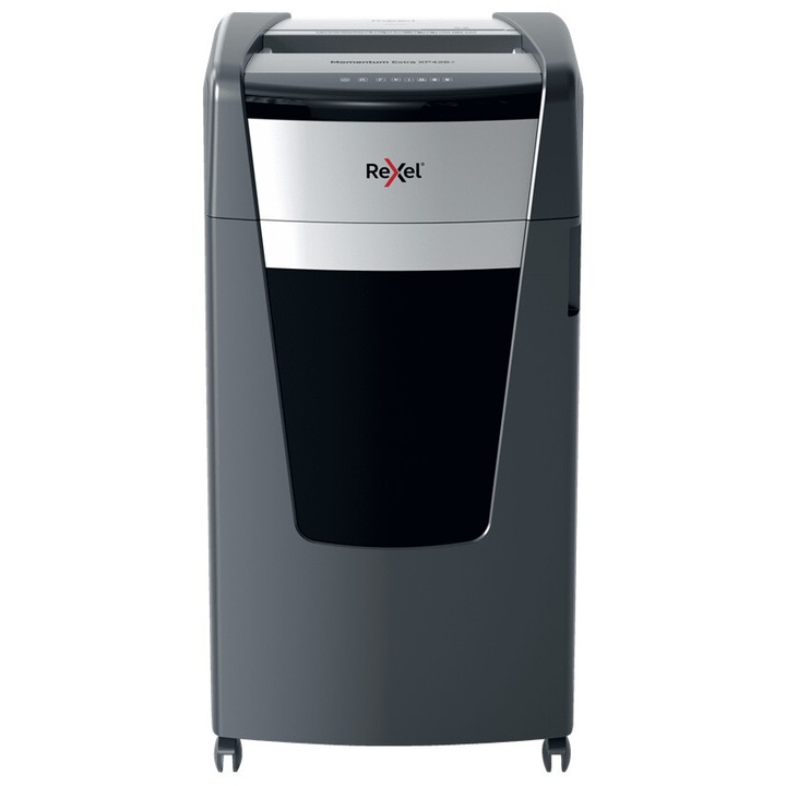 Ръчна машина за унищожаване на документи Rexel Momentum Extra Xp426, P4, кръстосано рязане (конфети), 26 Coli, 120л