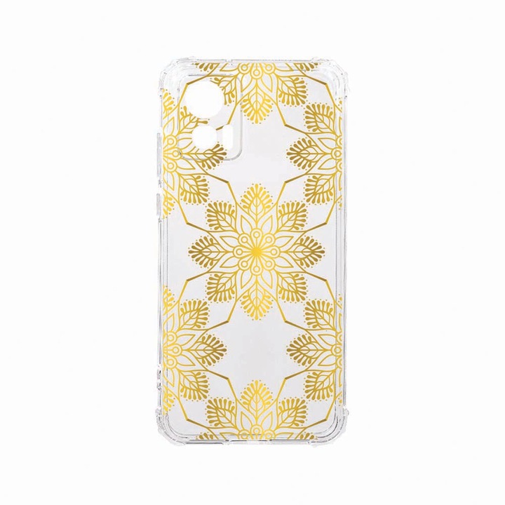 Husa BestCase® Anti Shock, Compatibila Cu Motorola Edge 30 Neo, Gold, Rezistenta La Socuri, Protectie Camera, AS 120