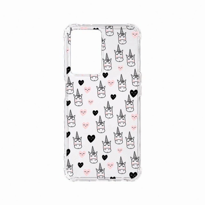 Husa BestCase® Anti Shock, Compatibila Cu OPPO A57, Unicorn Pattern, Rezistenta La Socuri, Protectie Camera, AS 190