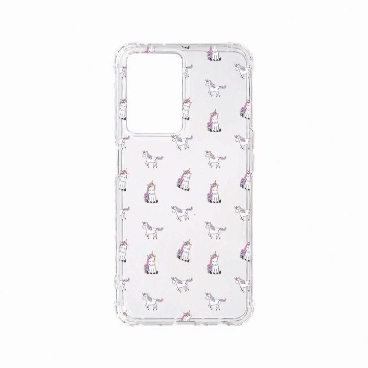 Husa BestCase® Anti Shock, Compatibila Cu OPPO A57, Unicorn Pattern, Rezistenta La Socuri, Protectie Camera, AS 522
