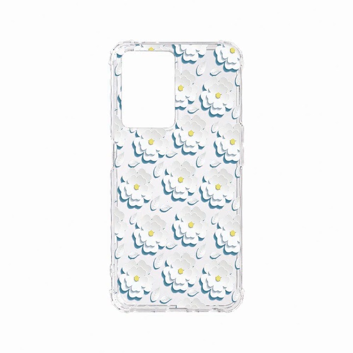 Husa BestCase® Anti Shock, Compatibila Cu OPPO A57, Digital Daisy, Rezistenta La Socuri, Protectie Camera, AS 683