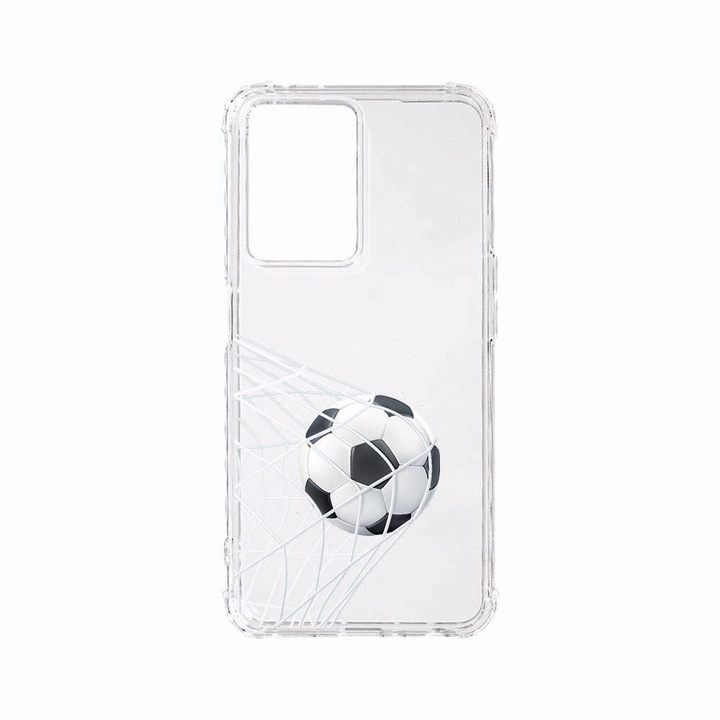 Husa BestCase® Anti Shock, Compatibila cu OPPO A77, Football - Goooaaall, Rezistenta La Socuri, Protectie Camera, AS 775
