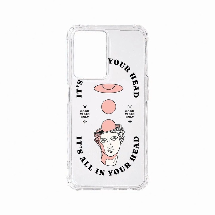 Husa BestCase® Anti Shock, Compatibila Cu OPPO A57, It's All In You Head, Rezistenta La Socuri, Protectie Camera, AS 910