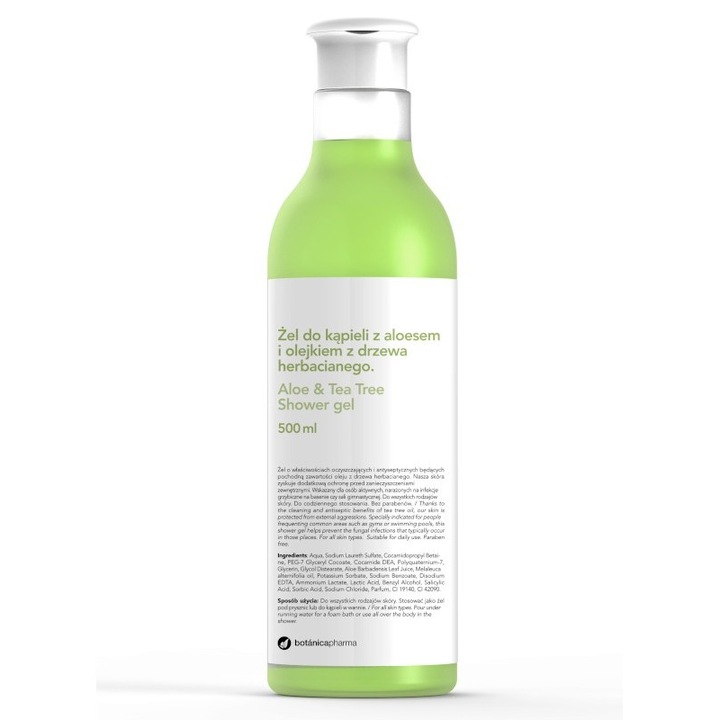 Tusfürdő, Botanicapharma, Aloe verával és teafaolajjal, 500ml