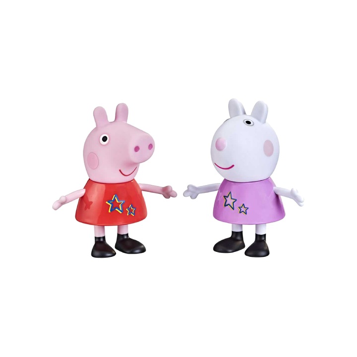 Set 2 Figurine Hasbro Peppa Pig Peppa & Suzy 6 cm