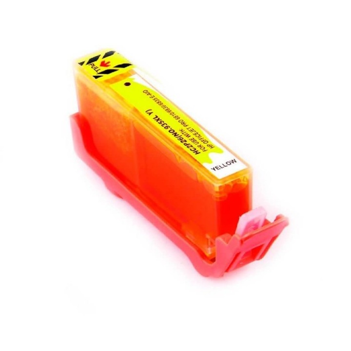 Cartus compatibil cu Hp 935Y, galben, 900 pagini