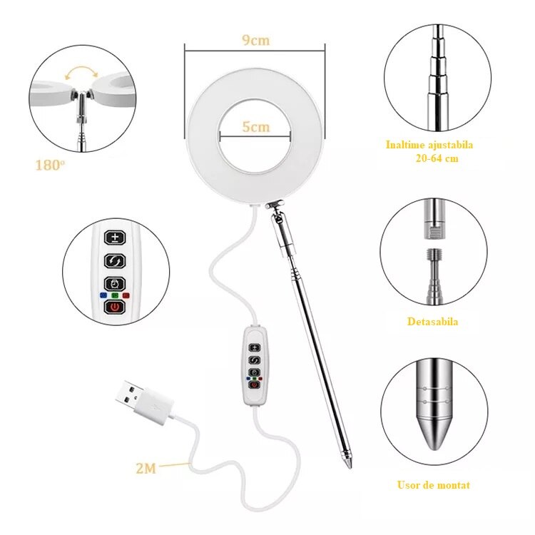 Lampa cu lumina LED pentru cresterea plantelor cu spectru complet