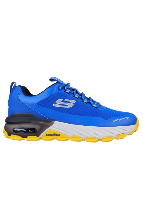 Skechers, Pantofi impermeabili pentru drumetii Max Protect-Fast, Albastru