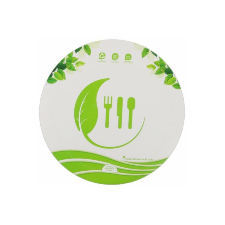 Set capac pentru boluri supa carton termosudabile, 2000 buc, dimensiune 160 x 55 mm