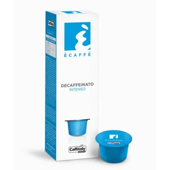 Capsule Caffitaly Ecaffe Decaff Intenso, 10 Bucati/Cutie