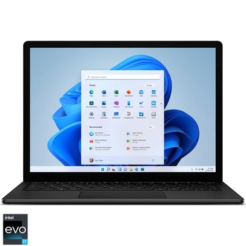 Laptop Microsoft Surface Pro cu procesor Intel Core i7-1255U pana la 4.70 GHz, 15", 8GB, 512GB SSD, Intel Iris Xe Graphics, Windows 11 Home, Black