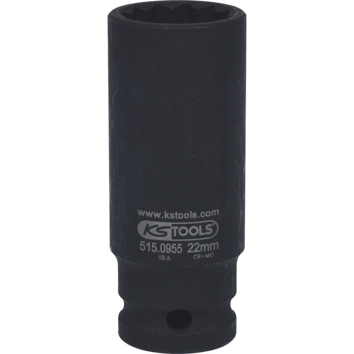 Tubulara de Impact 1/2 Bihexagonala KS Tools, 22mm