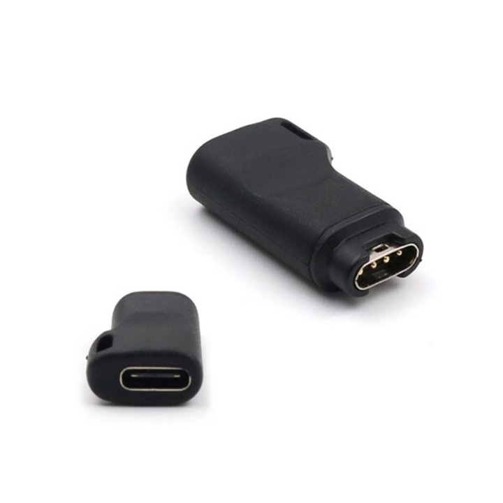 Gigapack Töltő adapter (Type-C aljzat – Garmin) FEKETE