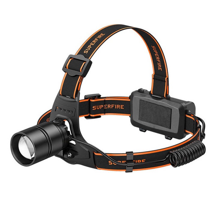 Челник Superfire HL71, 500lm, USB