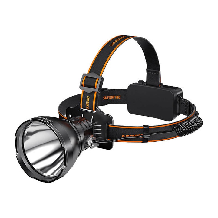 Челник Superfire HL60, 2300lm, USB-C