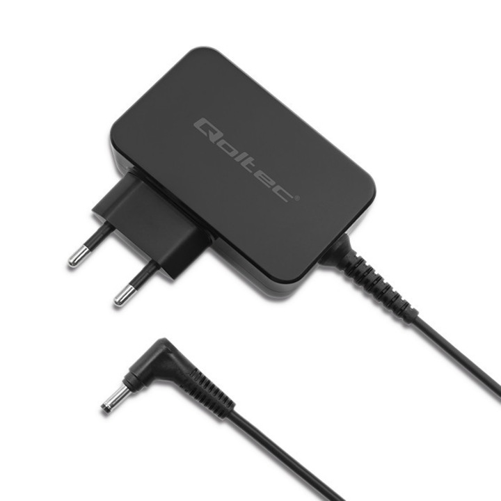 Tápegység, Qoltec, Lenovohoz, 65W, 20V, 3.25A, 4.0*1.7, fekete