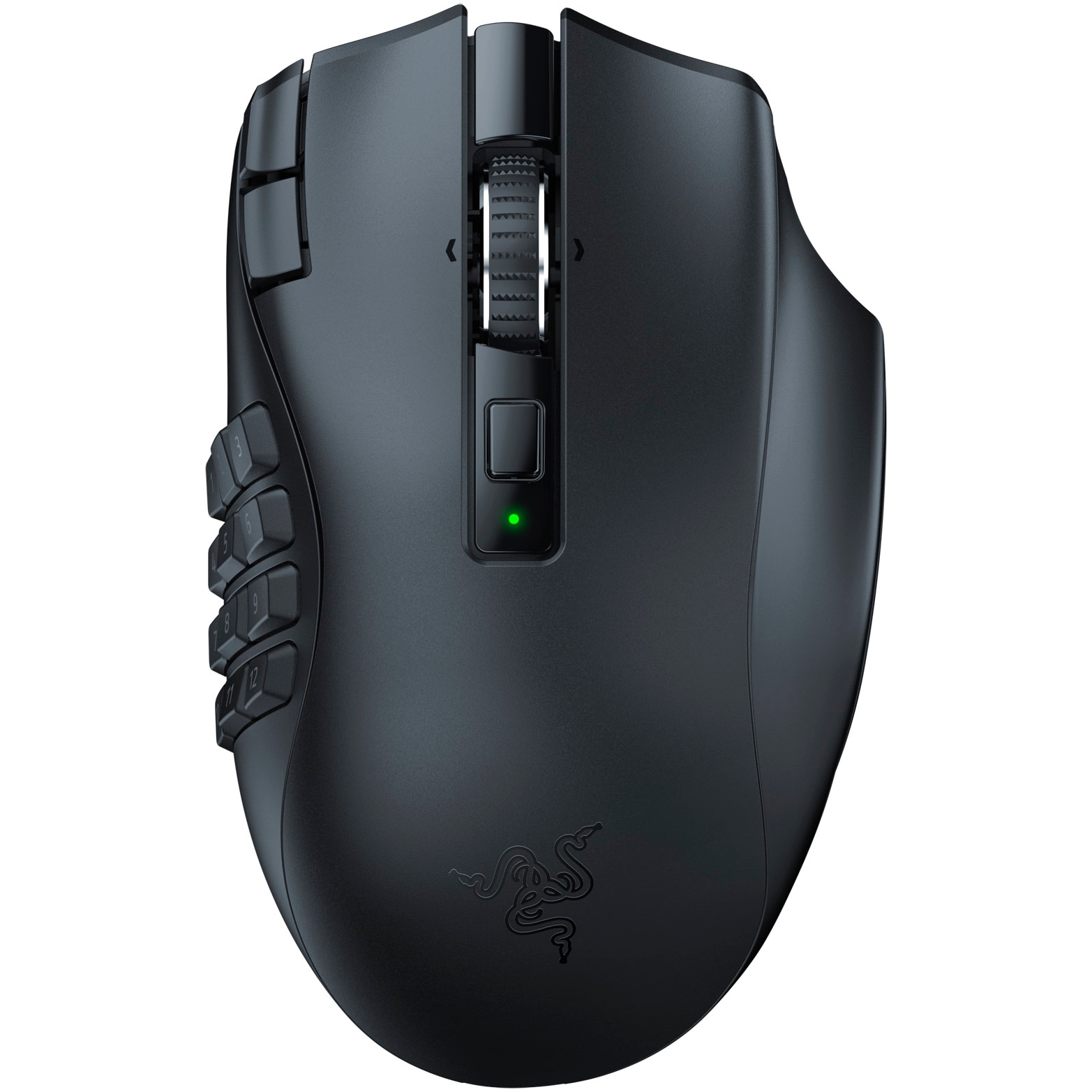 Mouse gaming wireless Razer Naga V2 HyperSpeed, 19 butoane, 30k DPI, negru