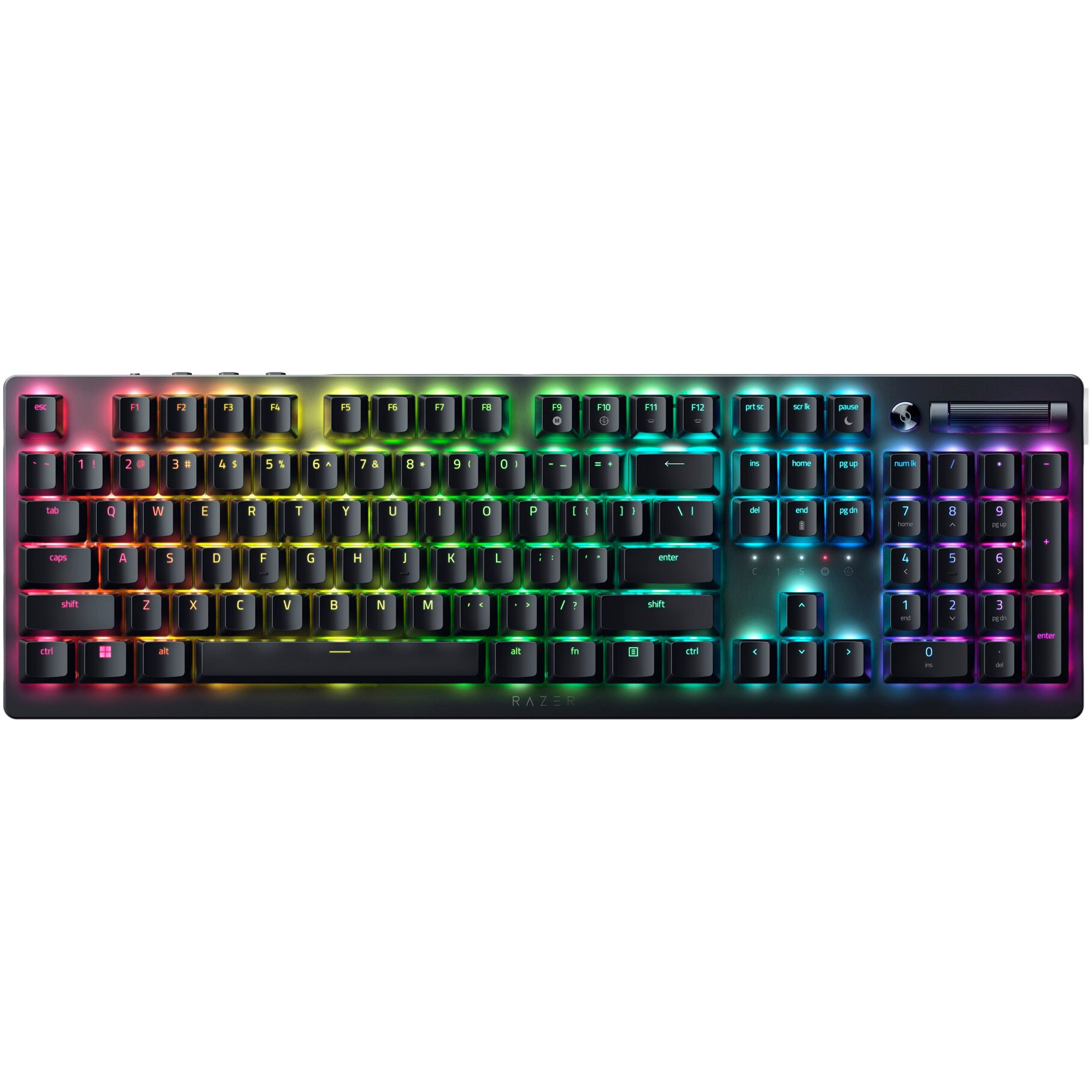 Tastatura gaming wireless Razer DeathStalker V2 Pro, RGB LED, Wireless/ Type-C, negru