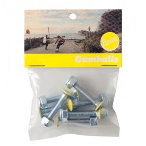 Kit prindere Penny suruburi+piulite yellow