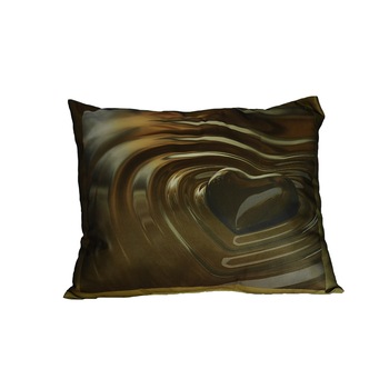 Perna decorativa, plus, Inima de ciocolata, 40x50 cm Perna decorativa, plus, Inima de ciocolata, 40x50 cm